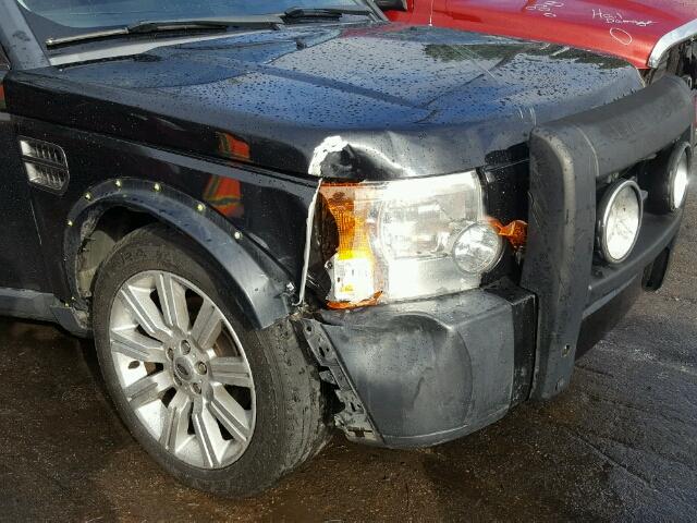 SALAD25465A329554 - 2005 LAND ROVER LR3 SE BLACK photo 9