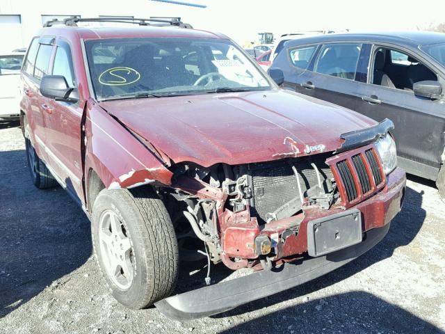 1J8HR48P87C649094 - 2007 JEEP GRAND CHER MAROON photo 1