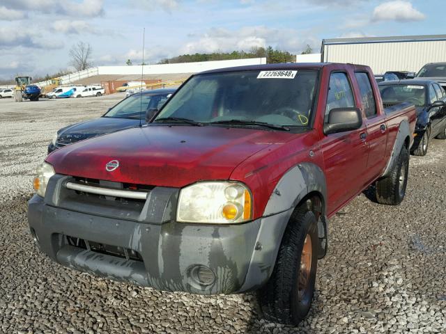 1N6ED29X43C469193 - 2003 NISSAN FRONTIER C RED photo 2