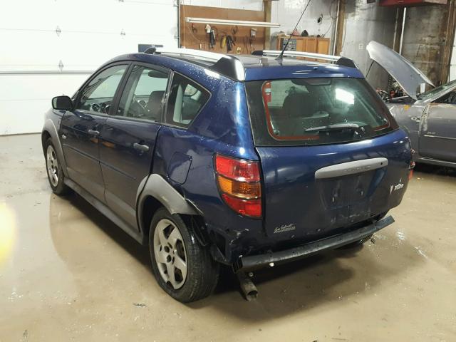 5Y2SL65847Z426457 - 2007 PONTIAC VIBE BLUE photo 3