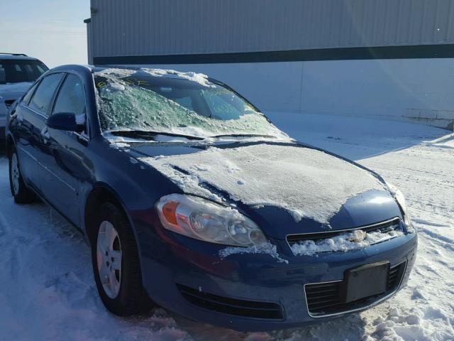 2G1WB58K869139422 - 2006 CHEVROLET IMPALA LS BLUE photo 1