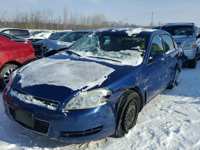 2G1WB58K869139422 - 2006 CHEVROLET IMPALA LS BLUE photo 2