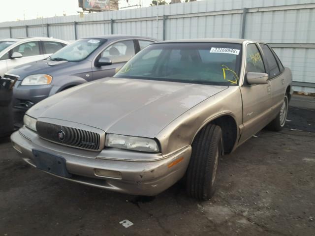 2G4WB52K7T1460650 - 1996 BUICK REGAL CUST GRAY photo 2