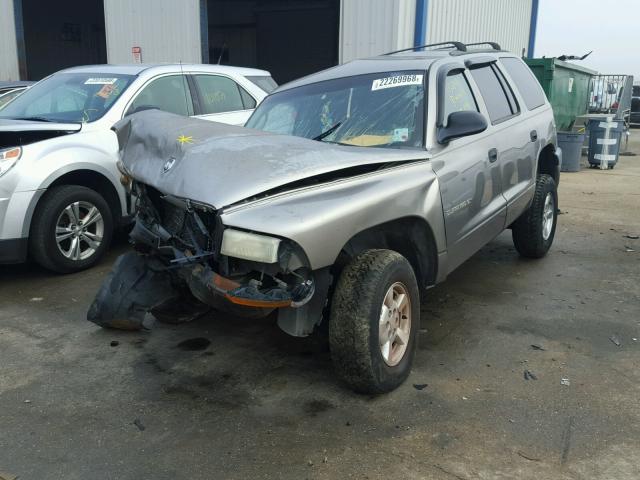 1B4HR28N01F576008 - 2001 DODGE DURANGO TAN photo 2