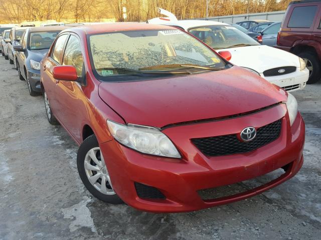 2T1BU4EEXAC338313 - 2010 TOYOTA COROLLA BA RED photo 1