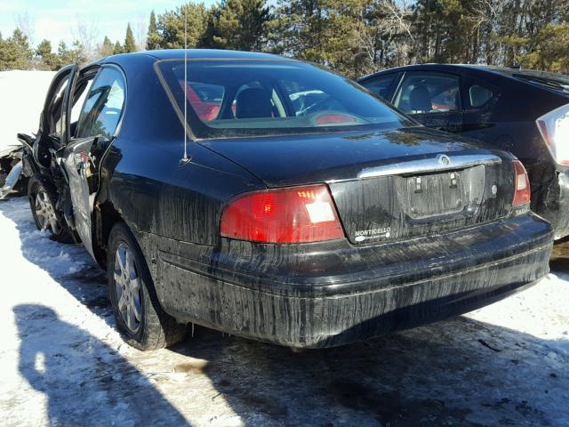 1MEFM53U01A618231 - 2001 MERCURY SABLE LS BLACK photo 3