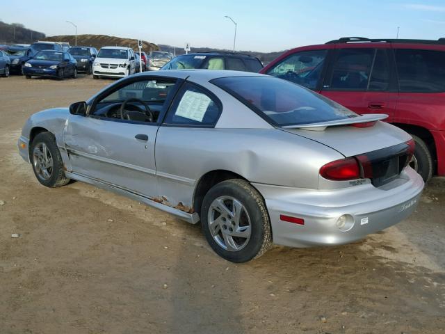 1G2JB12F927424409 - 2002 PONTIAC SUNFIRE SE SILVER photo 3