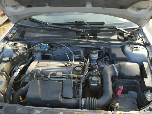 1G2JB12F927424409 - 2002 PONTIAC SUNFIRE SE SILVER photo 7