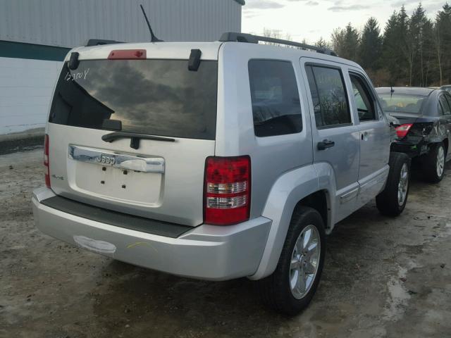 1C4PJMAK6CW192223 - 2012 JEEP LIBERTY SP SILVER photo 4