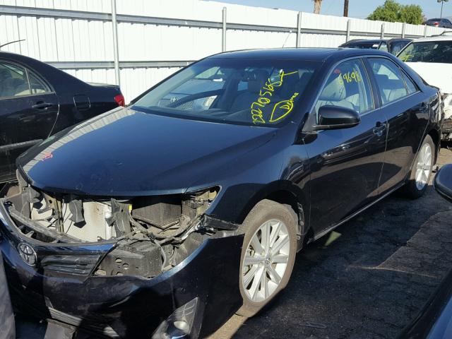 4T4BF1FK3ER441435 - 2014 TOYOTA CAMRY L BLUE photo 2