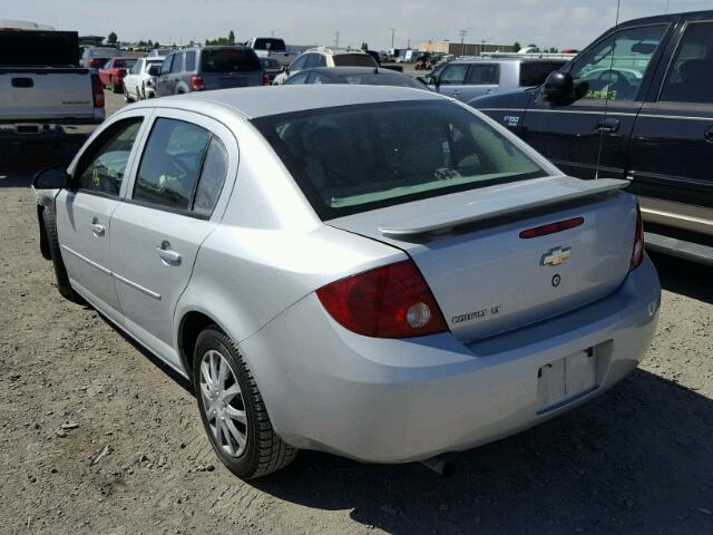 1G1AL55F377259419 - 2007 CHEVROLET COBALT LT SILVER photo 3