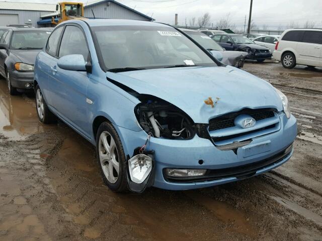 KMHCN36C08U084824 - 2008 HYUNDAI ACCENT SE BLUE photo 1