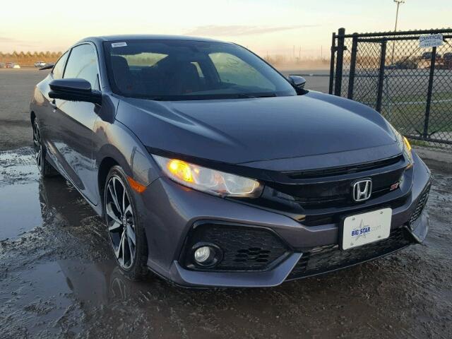 2HGFC3A59HH751507 - 2017 HONDA CIVIC SI GRAY photo 1