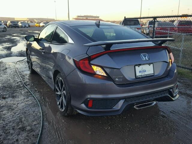 2HGFC3A59HH751507 - 2017 HONDA CIVIC SI GRAY photo 3