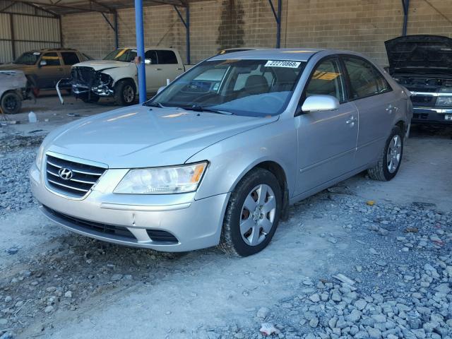 5NPET46C29H435009 - 2009 HYUNDAI SONATA GLS SILVER photo 2