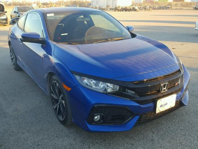 2HGFC3A54HH752919 - 2017 HONDA CIVIC SI BLUE photo 1