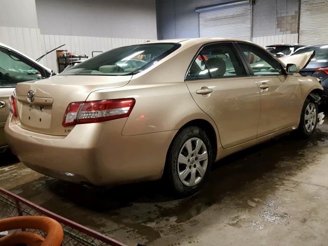 4T1BF3EK6BU772982 - 2011 TOYOTA CAMRY BASE TAN photo 4