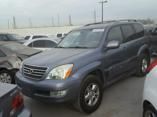 JTJBT20X450079606 - 2005 LEXUS GX 470 GRAY photo 2