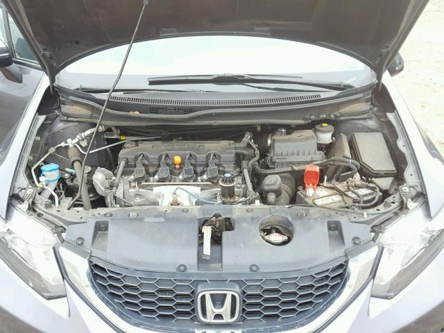 2HGFB2F52FH552558 - 2015 HONDA CIVIC LX CHARCOAL photo 7