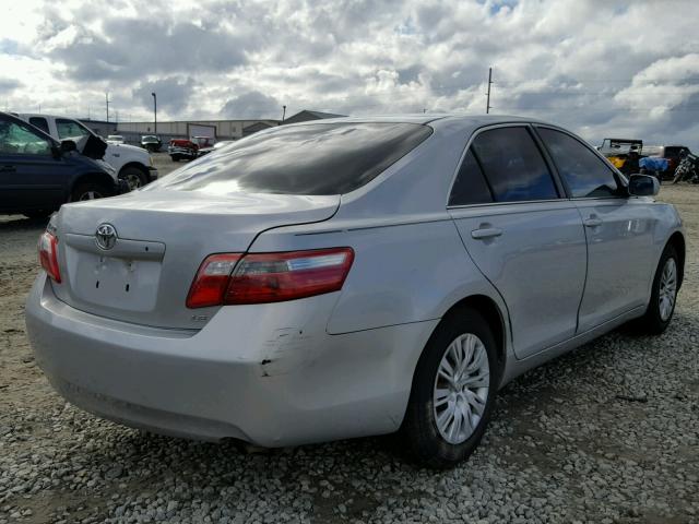 4T1BE46K37U584483 - 2007 TOYOTA CAMRY NEW SILVER photo 4