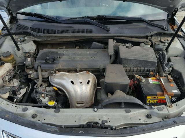 4T1BE46K37U584483 - 2007 TOYOTA CAMRY NEW SILVER photo 7