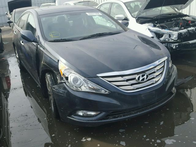 5NPEC4AC8DH706784 - 2013 HYUNDAI SONATA SE BLUE photo 1