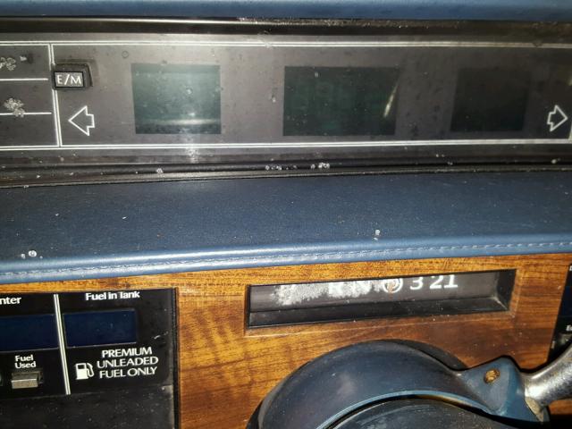 1G6CD53B5M4327703 - 1991 CADILLAC DEVILLE BLUE photo 8