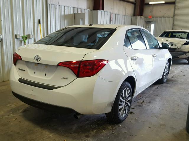 5YFBURHE1HP713721 - 2017 TOYOTA COROLLA L WHITE photo 4