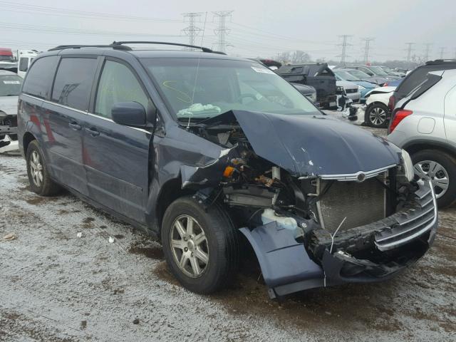 2A8HR54P28R741130 - 2008 CHRYSLER TOWN & COU BLUE photo 1