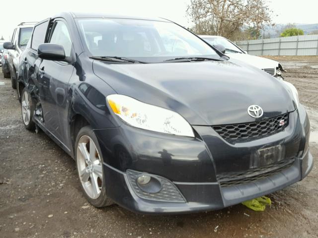 2T1LE40E89C005290 - 2009 TOYOTA COROLLA MA BLACK photo 1