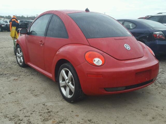 3VWSW31C57M520815 - 2007 VOLKSWAGEN NEW BEETLE RED photo 3