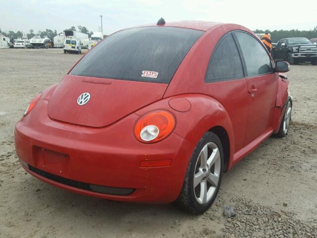 3VWSW31C57M520815 - 2007 VOLKSWAGEN NEW BEETLE 红色 照片 4