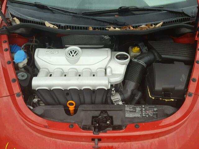 3VWSW31C57M520815 - 2007 VOLKSWAGEN NEW BEETLE 红色 照片 7
