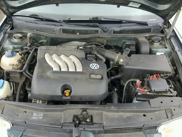 3VWSK69M43M022318 - 2003 VOLKSWAGEN JETTA GLS GREEN photo 7