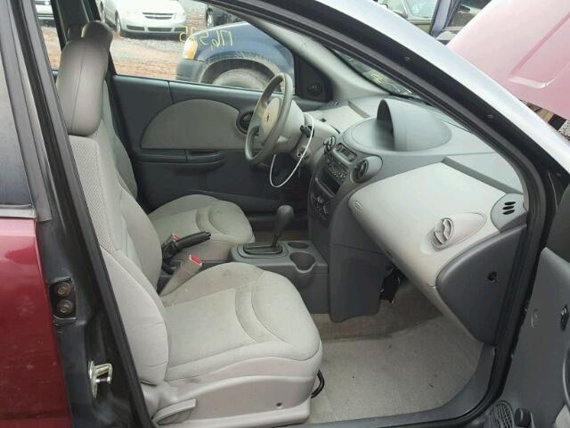 1G8AJ52F63Z112148 - 2003 SATURN ION LEVEL MAROON photo 5