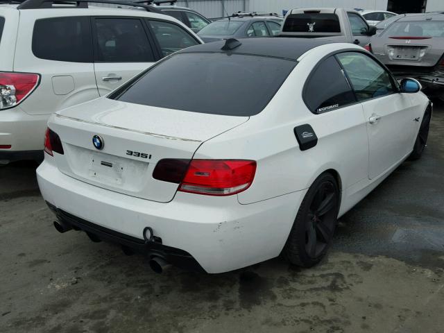 WBAWB73549P045657 - 2009 BMW 335 I WHITE photo 4