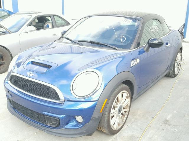 WMWSX3C59CT154641 - 2012 MINI COOPER COU BLUE photo 2