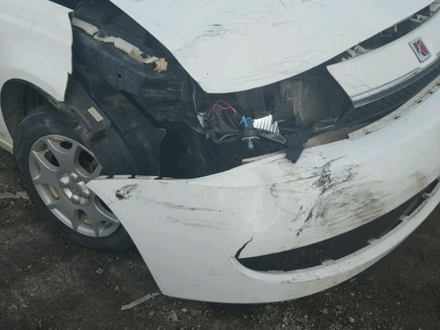 1G8AJ52F64Z185361 - 2004 SATURN ION LEVEL WHITE photo 9