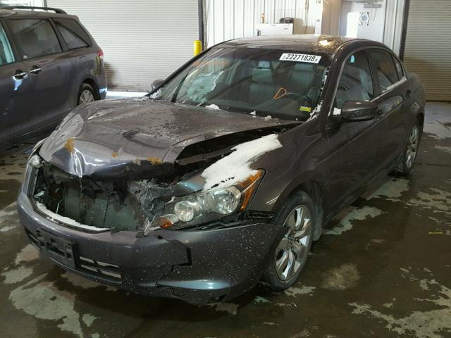 1HGCP26829A003119 - 2009 HONDA ACCORD EXL GRAY photo 2