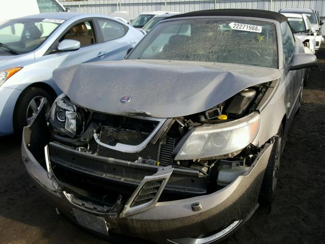 YS3FH71U586011123 - 2008 SAAB 9-3 AERO SILVER photo 9