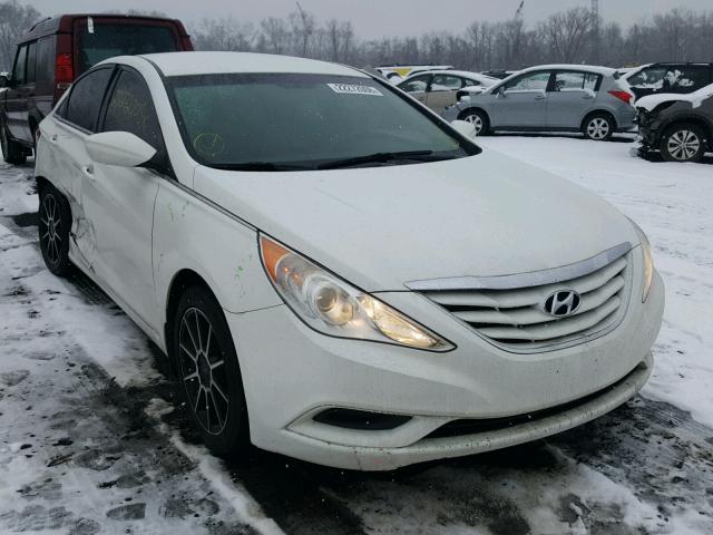 5NPEB4AC1CH343567 - 2012 HYUNDAI SONATA GLS WHITE photo 1