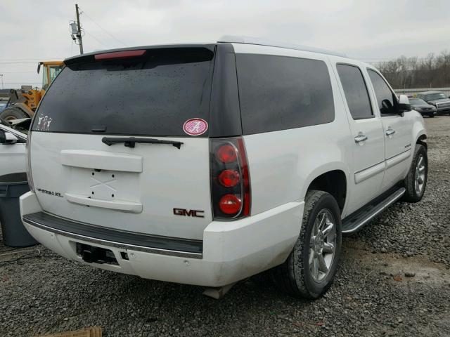 1GKFK66898J128624 - 2008 GMC YUKON XL D WHITE photo 4