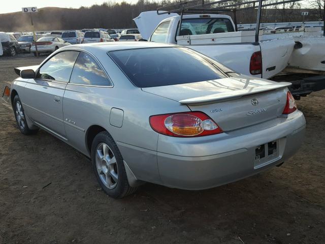 2T1CF28P72C590179 - 2002 TOYOTA CAMRY SOLA SILVER photo 3