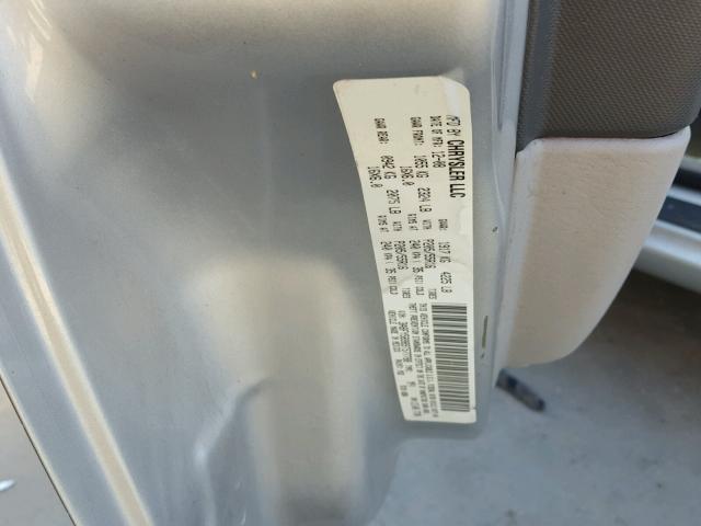 3A8FY58989T577788 - 2009 CHRYSLER PT CRUISER SILVER photo 10