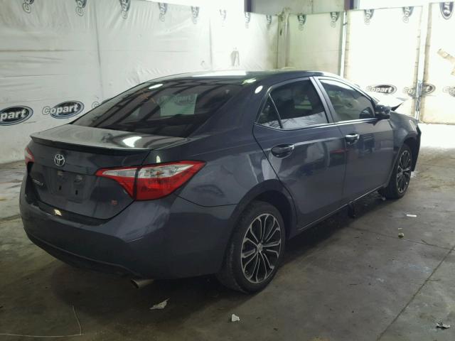 5YFBURHE9FP215750 - 2015 TOYOTA COROLLA L BLUE photo 4