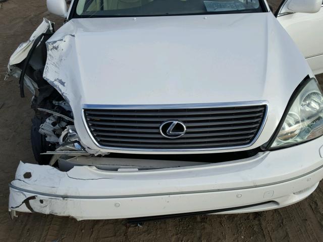 JTHBN30F630099331 - 2003 LEXUS LS 430 WHITE photo 7