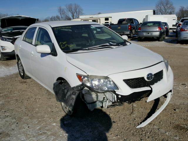 JTDBL40E499048645 - 2009 TOYOTA COROLLA BA WHITE photo 1