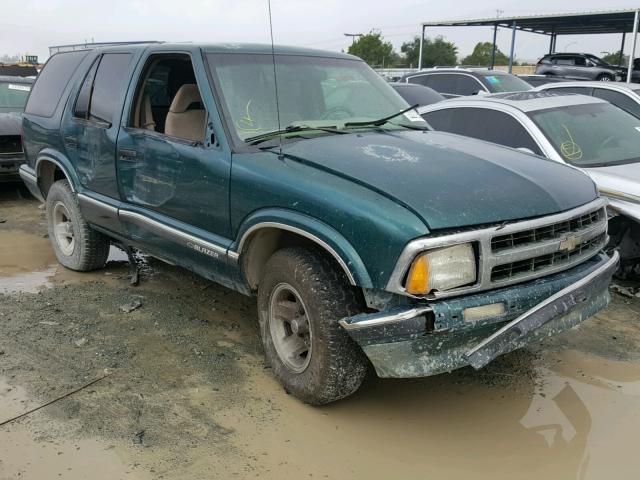 1GNCS13W5T2221543 - 1996 CHEVROLET BLAZER GREEN photo 1