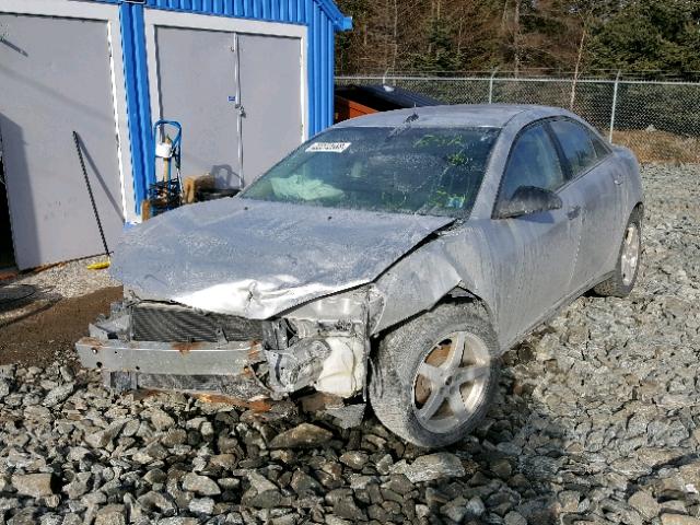 1G2ZG57B184284979 - 2008 PONTIAC G6 BASE SILVER photo 2