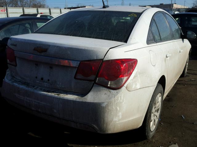 1G1PA5SH7D7232192 - 2013 CHEVROLET CRUZE LS WHITE photo 4